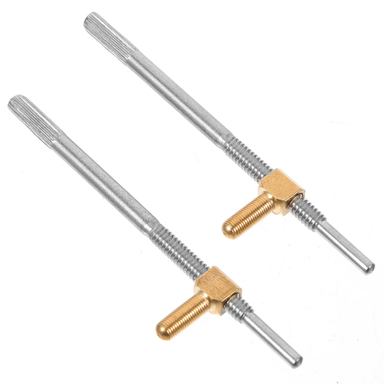 2 Pcs Violin Screw Rod Viola Parts Professional Accessories Accessory Replacement Practical Bow Frog Instrument