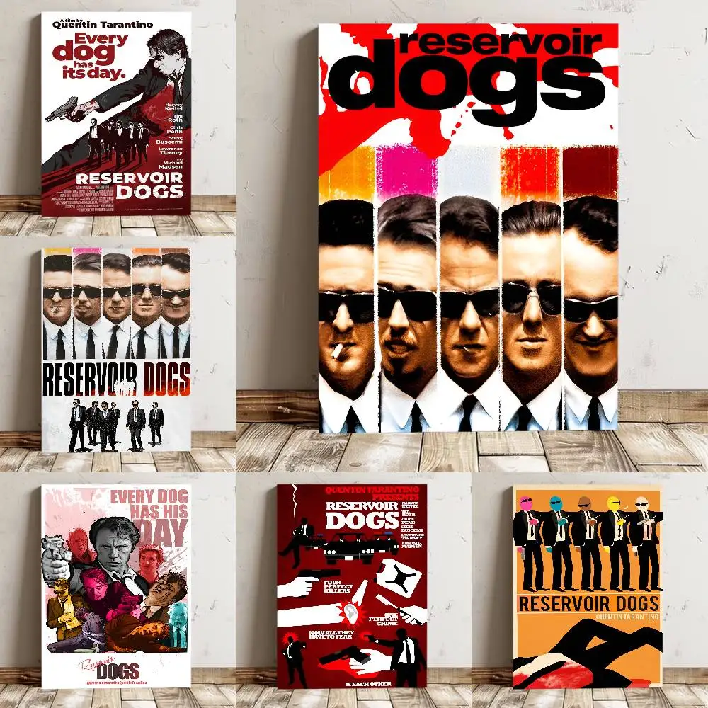 American Movie Reservoir Dogs Poster, hochwertiger Druck, wasserdicht, Wandkunst-Aufkleber für Bar, Wohnzimmer, Dekor, Geschenk