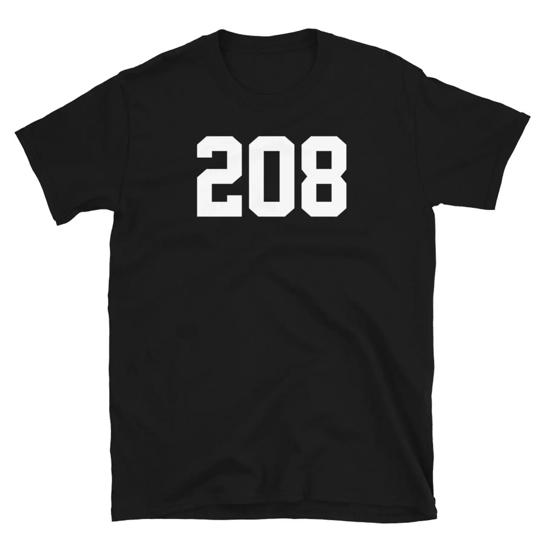 208 Area Code Idaho the Gem State and Potato State Short Sleeve Unisex T Shirt