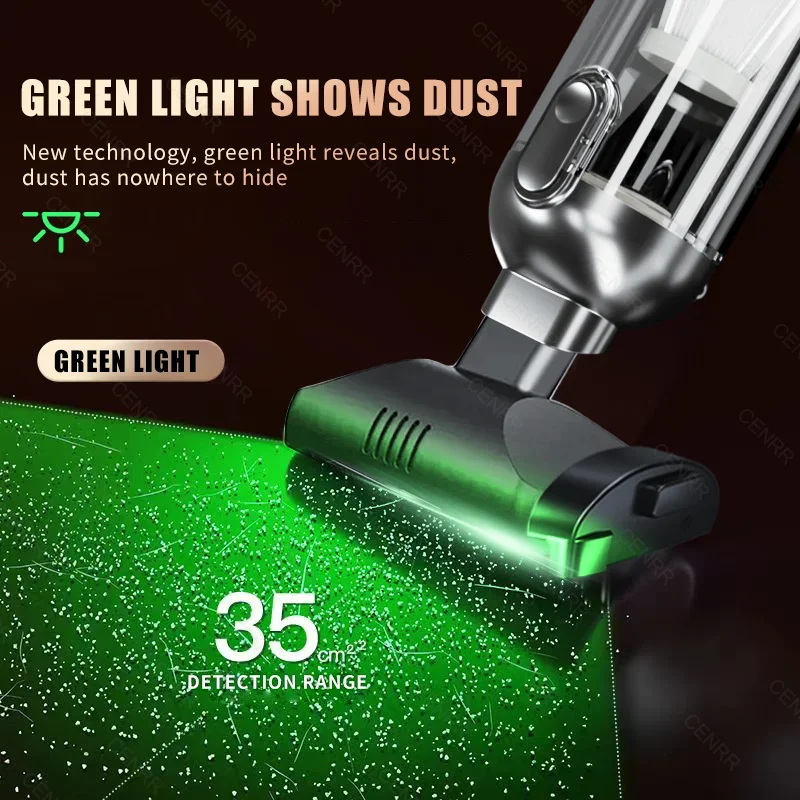 CENRR 998000PA Mini Car Vacuum CleanerCordless Powerful Wireless Car Cleaner HandHeld Portable Vacuum Cleaner Home Appliance