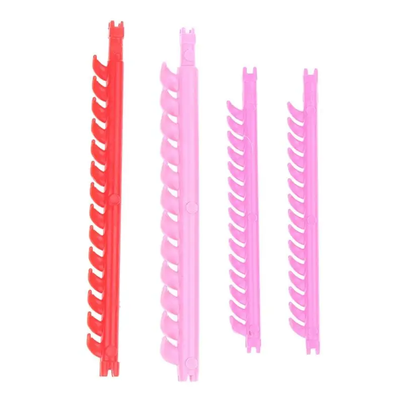 20/30 Stück Haarstyling-Werkzeuge Haarwurzel-Lockenstäbe mit Clips für Pony-Volumen und flauschige Wellen, Salon-Lockenwickler-Set – Detail 12