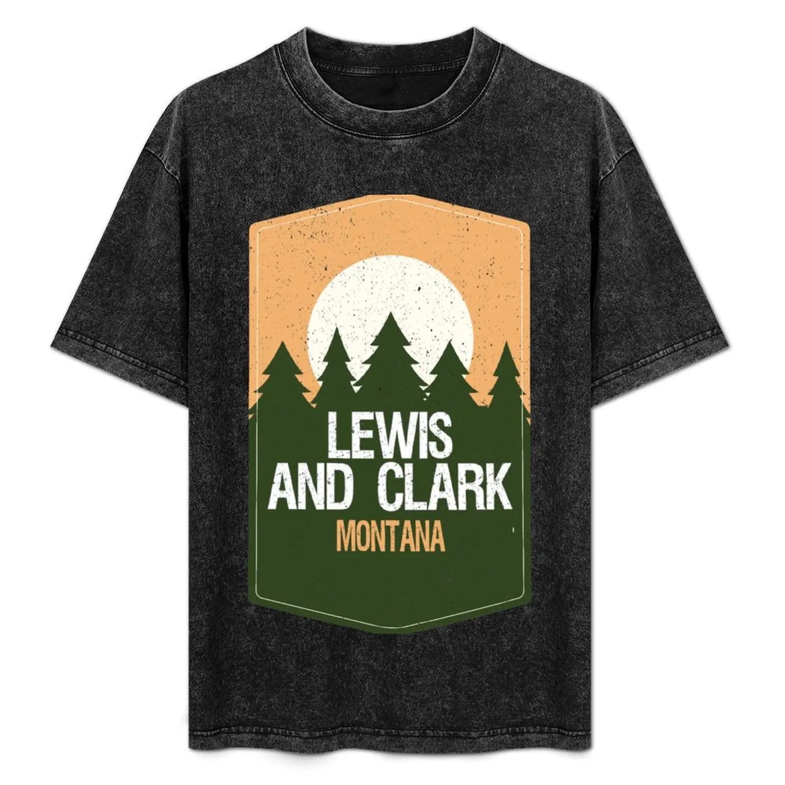 

Lewis and Clark National Forest (BG) T-Shirt sweat vintage graphic tee custom t-shirts heavy weight t shirts for men