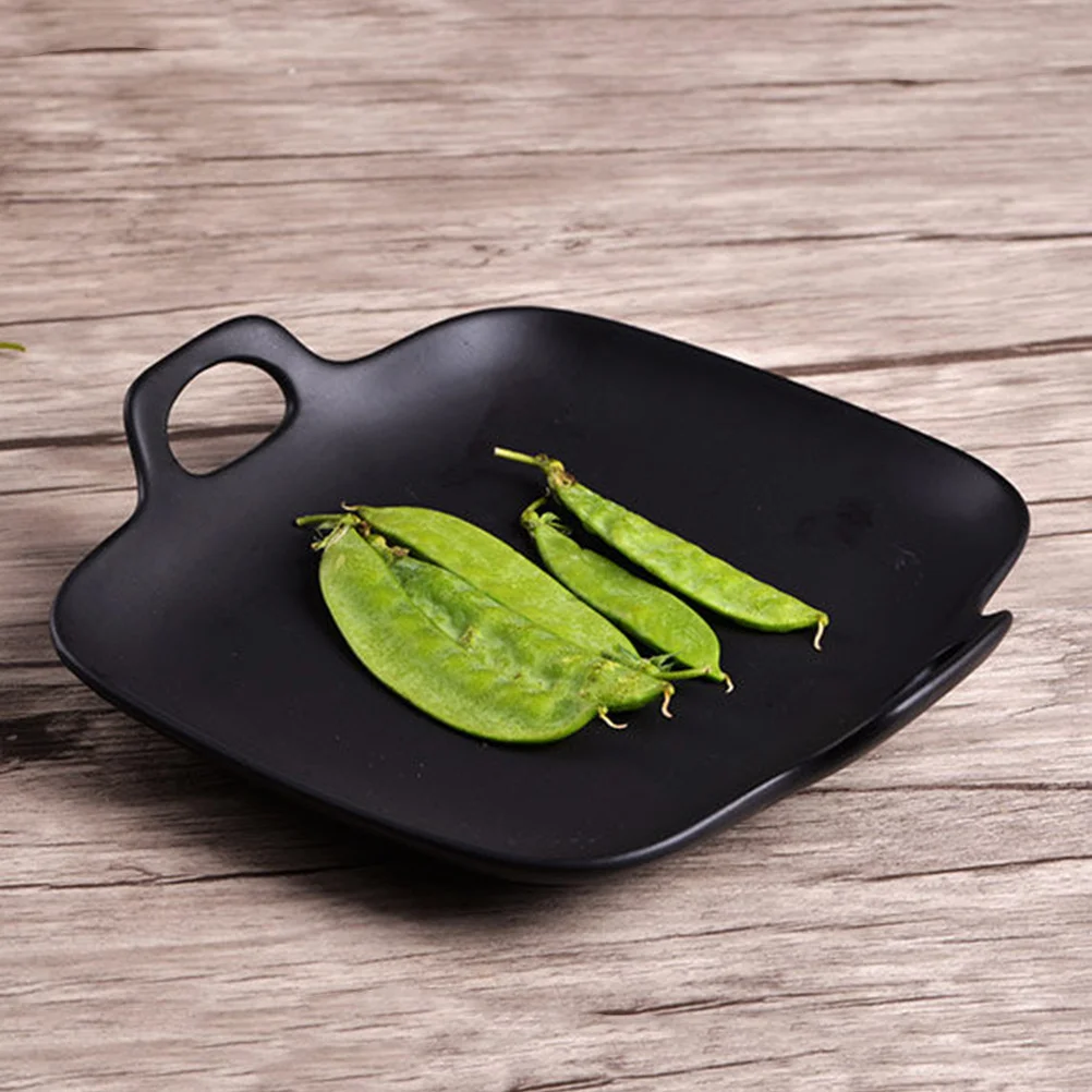 

8-дюймовая фарфоровая тарелка, керамический поднос для торта с двойной ручкой, формы для выпечки, сервировка