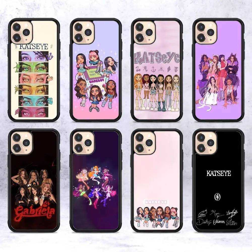 

Hot New K-KPOP K-KATSEYEs For iPhone 11 12 13 14 15 16 17 Pro Max Plus TPU+PC Shockproof Back Phone Cases