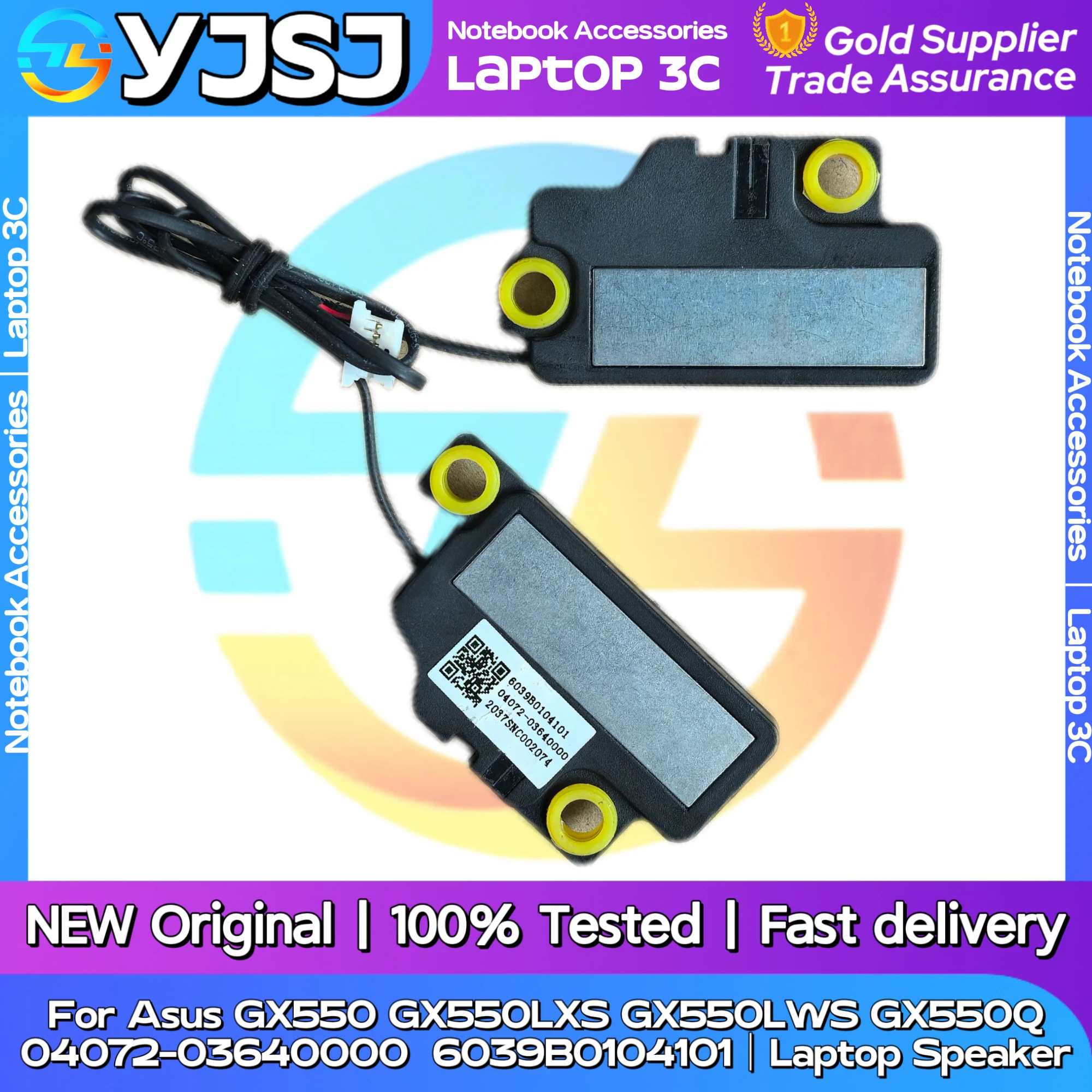 New Original Laptop Notebook Speaker For Asus GX550 GX550LXS GX550LWS GX550Q built-in speaker horn 04072-03640000 6039B0104101