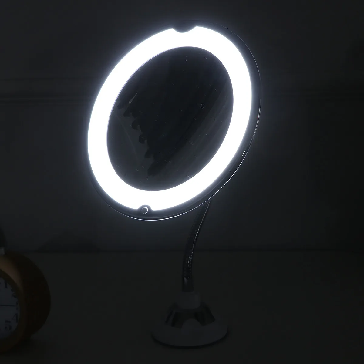 

1 шт. круглое увеличительное зеркало 10X с мощной присоской и регулируемым кронштейном для точных работ, для ванной комнаты и туалетного столика