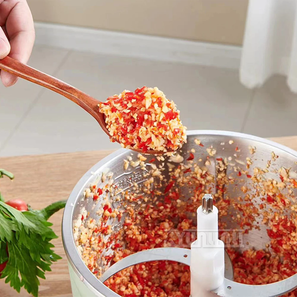 6L Household Portable Meat Grinder  Automatic Multi-function Kneading Machine Kitchen Blender