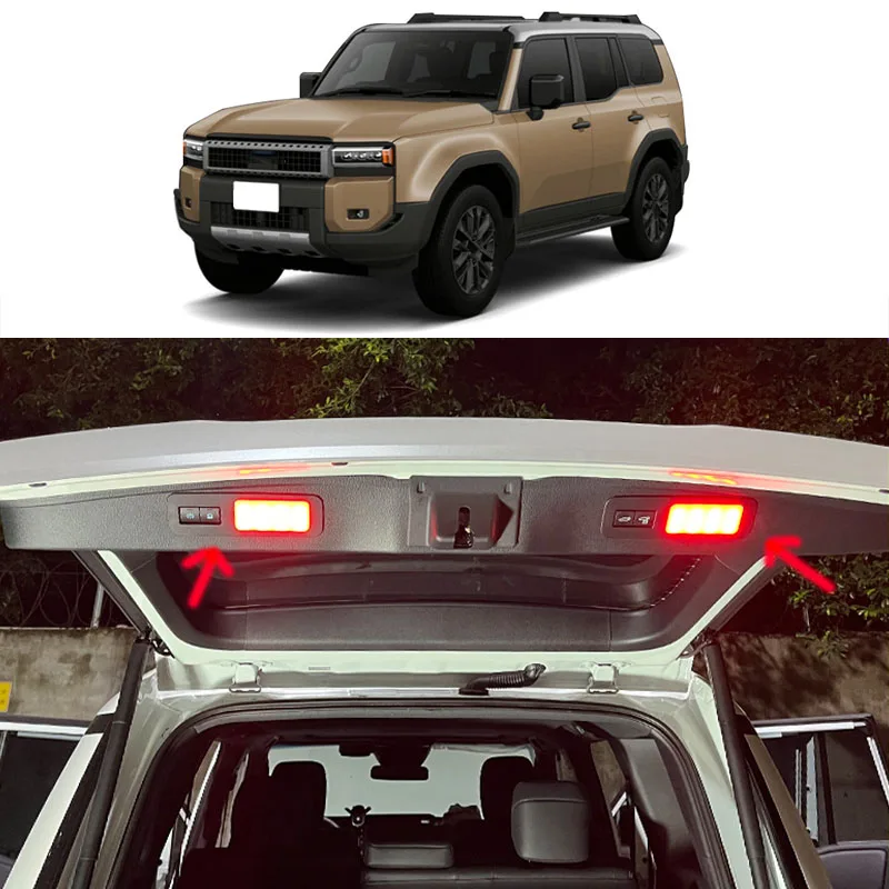 Tailgate lighting trunk warning ambient light For Toyota Land Cruiser Prado 250 Series 2024