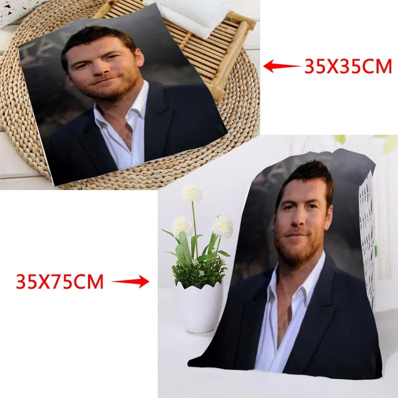 Sam Worthington Towel Microfiber Bath Towel Baech Towels Sport Drying Travel Towels 35X35cm35x75cm