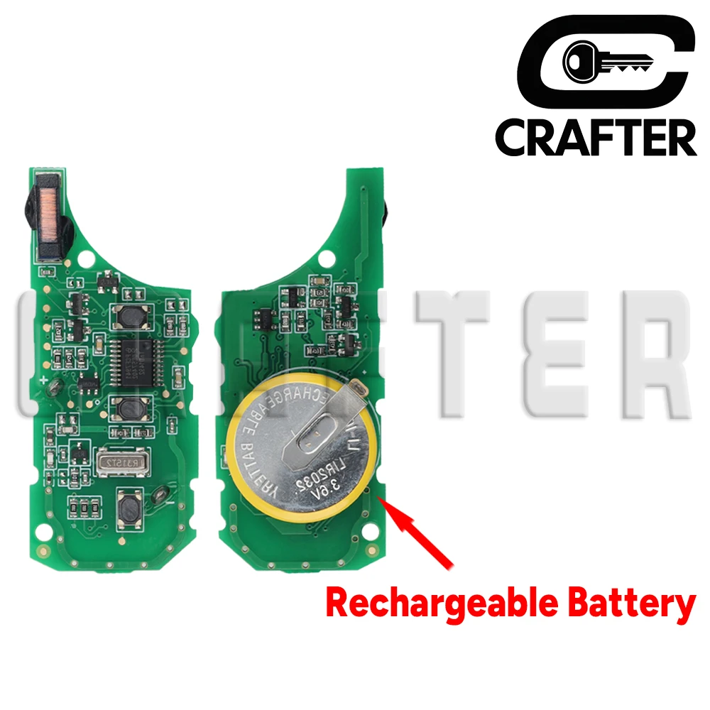 Key Crafters Land Rover Discovery3 Flip Remote Car Key HU92 or HU101 NT8-15K6014CFFTXA 315/433MHz 46CHIP With Key Cutting