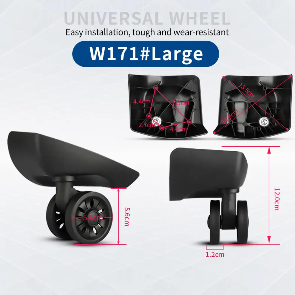 Hongsheng Koffer Universalrad Trolley-Rad Zubehör Passwort-Reisekoffer Geräuschlose Universalräder zur Reparatur und zum Austausch – Detail 11