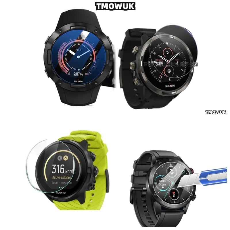 

For Suunto 5 7 9 Peak Pro Race S 45mm 49mm OCEAN Traverse Alpha, Advanced 9H Tempered Glass Screen Protector