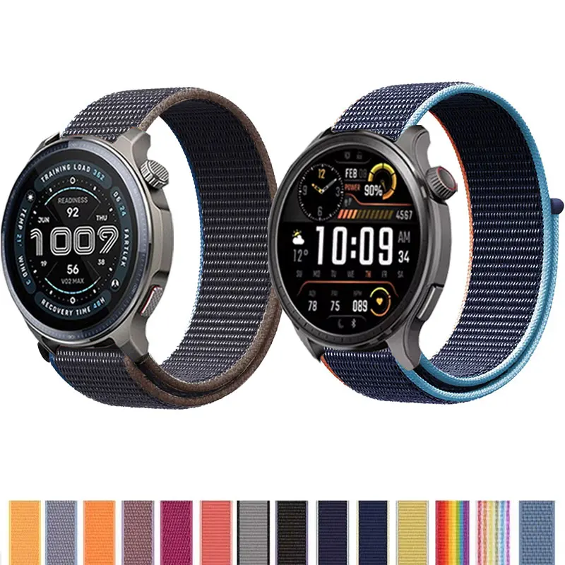 22 ミリメートルナイロンループストラップ Amazfit バランス 2 バンドブレスレット Huami Amazfit バランス 1/2 スマートウォッチアクセサリースポーツ時計バンド