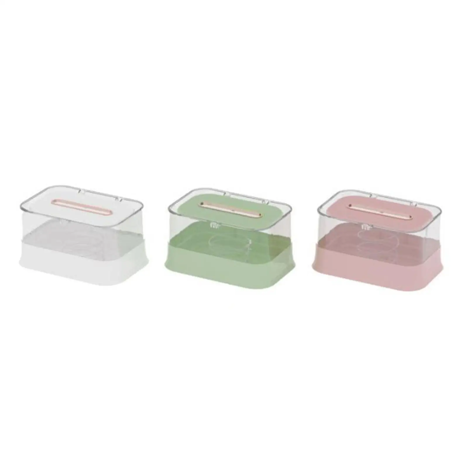 Multifunction Wall Tissue Holder for Paper Towels and Napkins Creative Rectangle ABS Plastic Box for Bathroom Living Room Desk