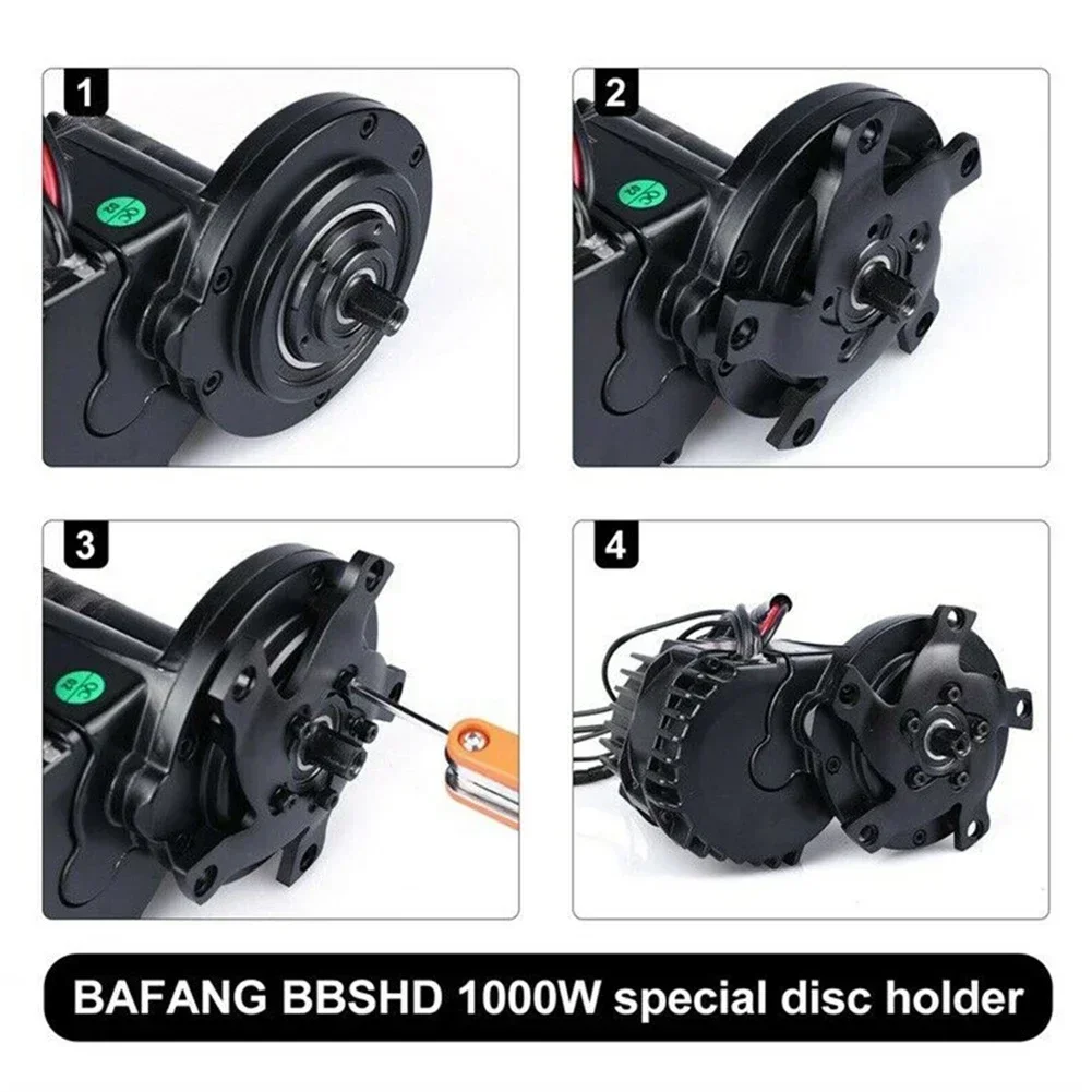 1X Ebike Chainring 40T 42T 44T Chainwheel For BAFANG BBSHD/M625 Mid-Drive Motor 1000W Electric Bicycle Accessories Parts Black