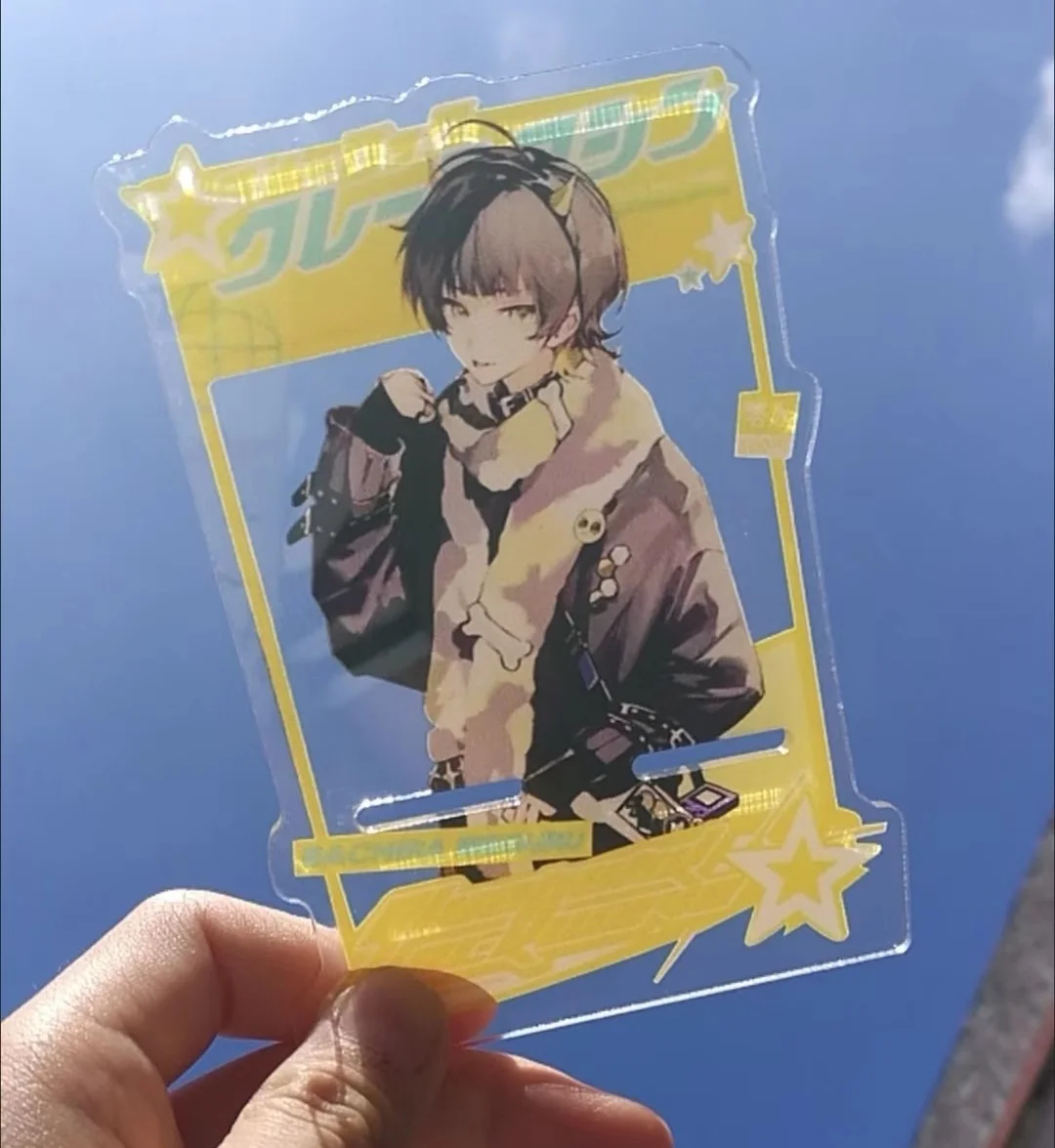 2024 Anime Figure Kawaii Cartoon Acrylic Transparent Card high quality Model Ornaments Card Photograph Prop Gift