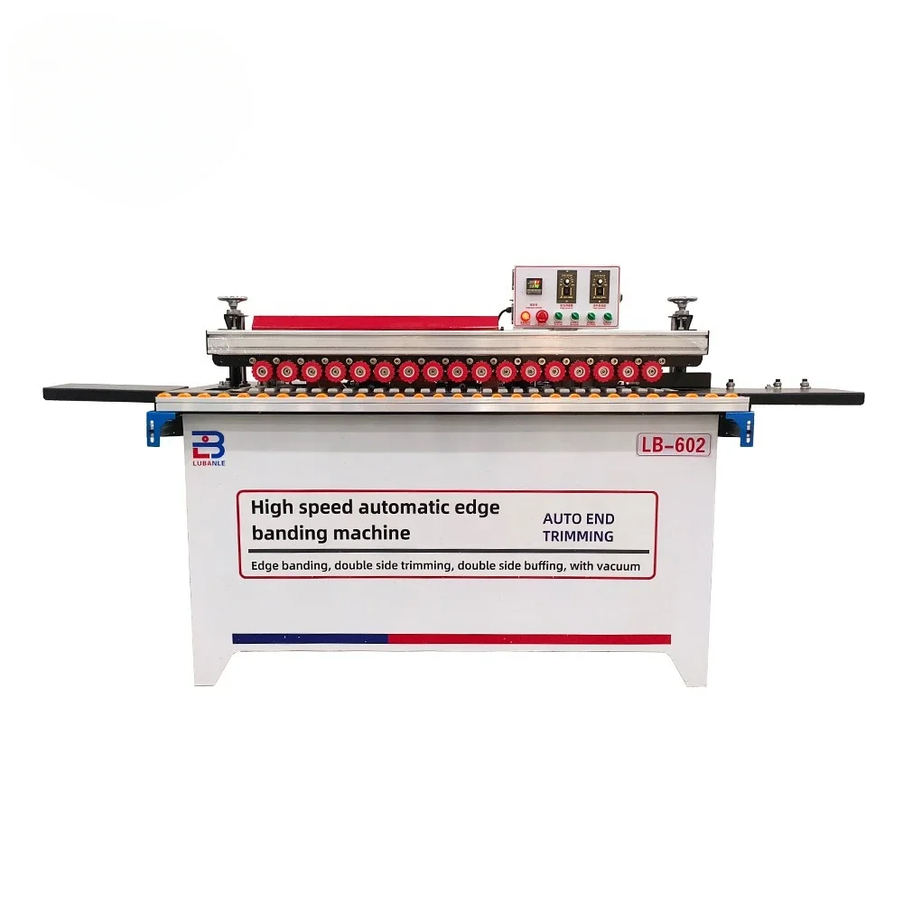 LB602 Fully automatic mini edge bander trimming machine PVC MDF ABS wood edge banding machine for wooodworking