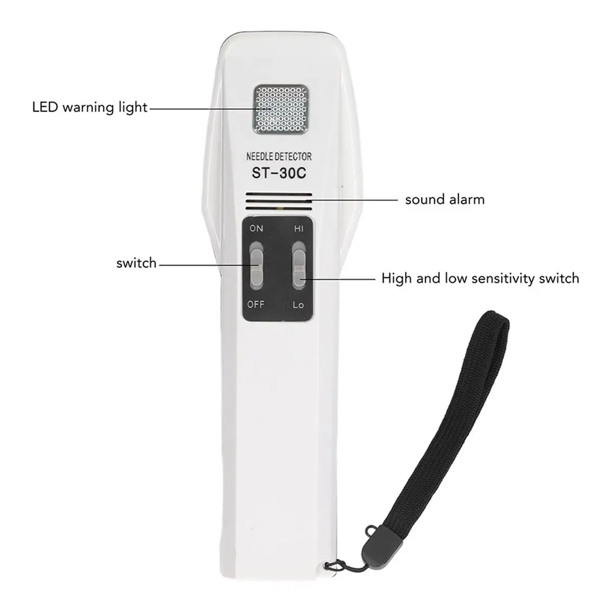 DT57 LATEST MODEL Needle Detector Handheld Needle Detector Household High Accuracy Handheld Needle Detector Metal Detector Pinpo