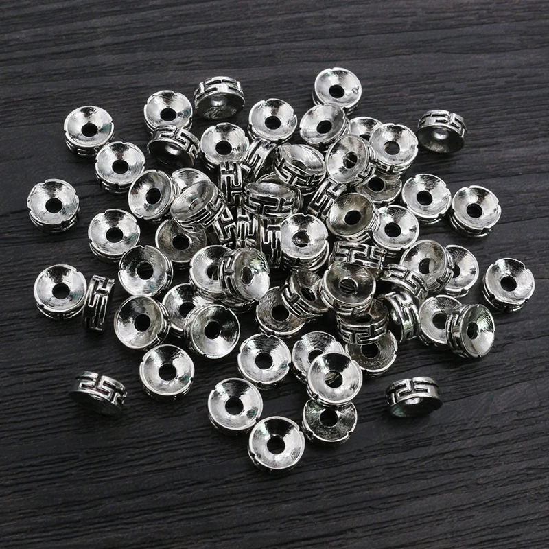 50pcs 7.5x3mm Spacer Beads Bro - Eyepin Ball End 评论和价格