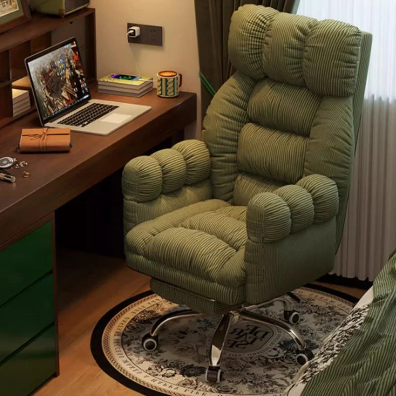 

Luxury Velour Office Chairs Lift Cylinder Adjustable Ergonomic Recliner Office Chairs Computer Gaming Cadeira Gamer Furniture