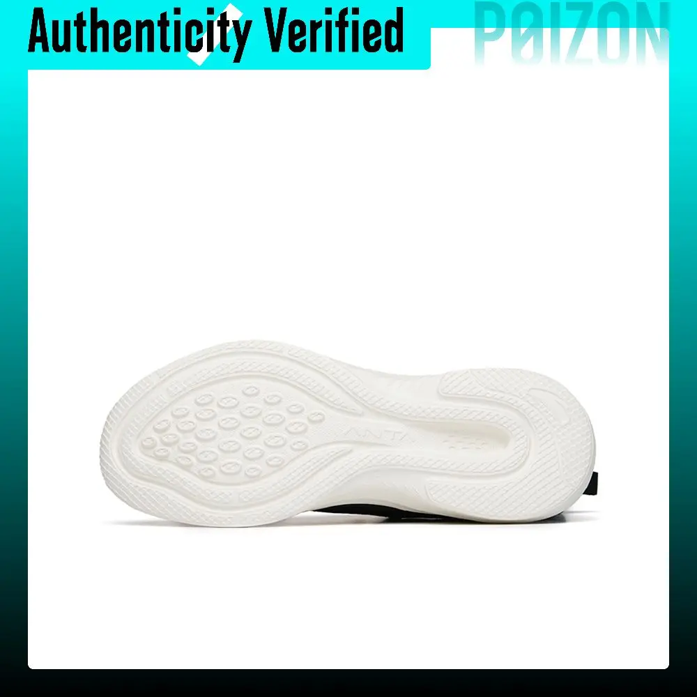 Anta Running Collection Comfortable Abrasion Resistant Low top Running Shoes Women's Black 122225571-1