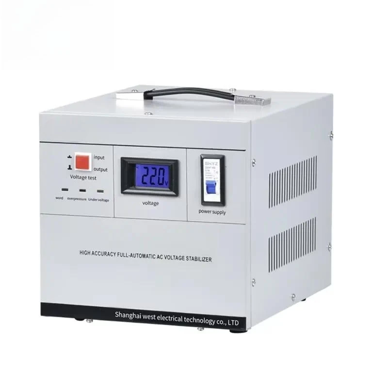 TND-3KVA Automatic AC Voltage Regulator Stabilizer Single Phase 220V and 110V for Appliances LCD Display SVC Usage