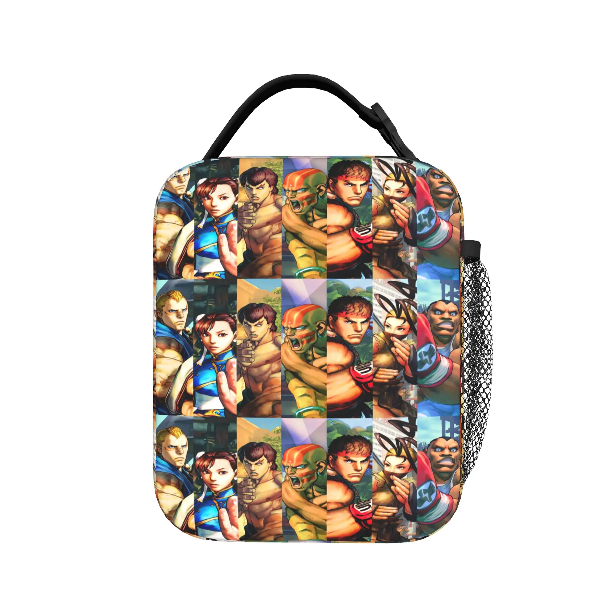 Ryu Street Fighter II Turbo Hyper Fighting Lunch Bag  Lunch Box Picnic Portable Thermal Lunch Bags For Adult  Cooler Bag