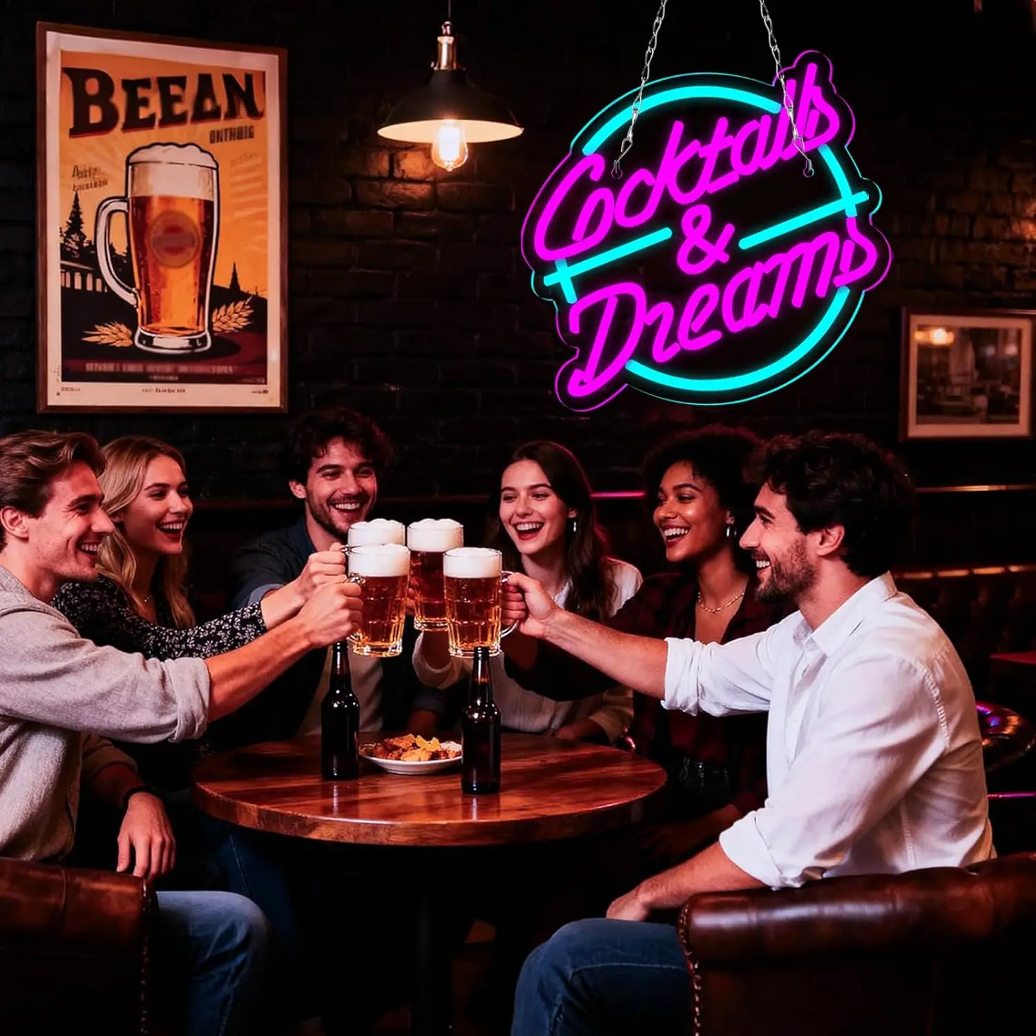 cocktail Bar Neon Sign USB Powered LED Neon Light for Beach Bar Party Gaming Room Bedroom Decoration Birthday Christmas Gift view 6
