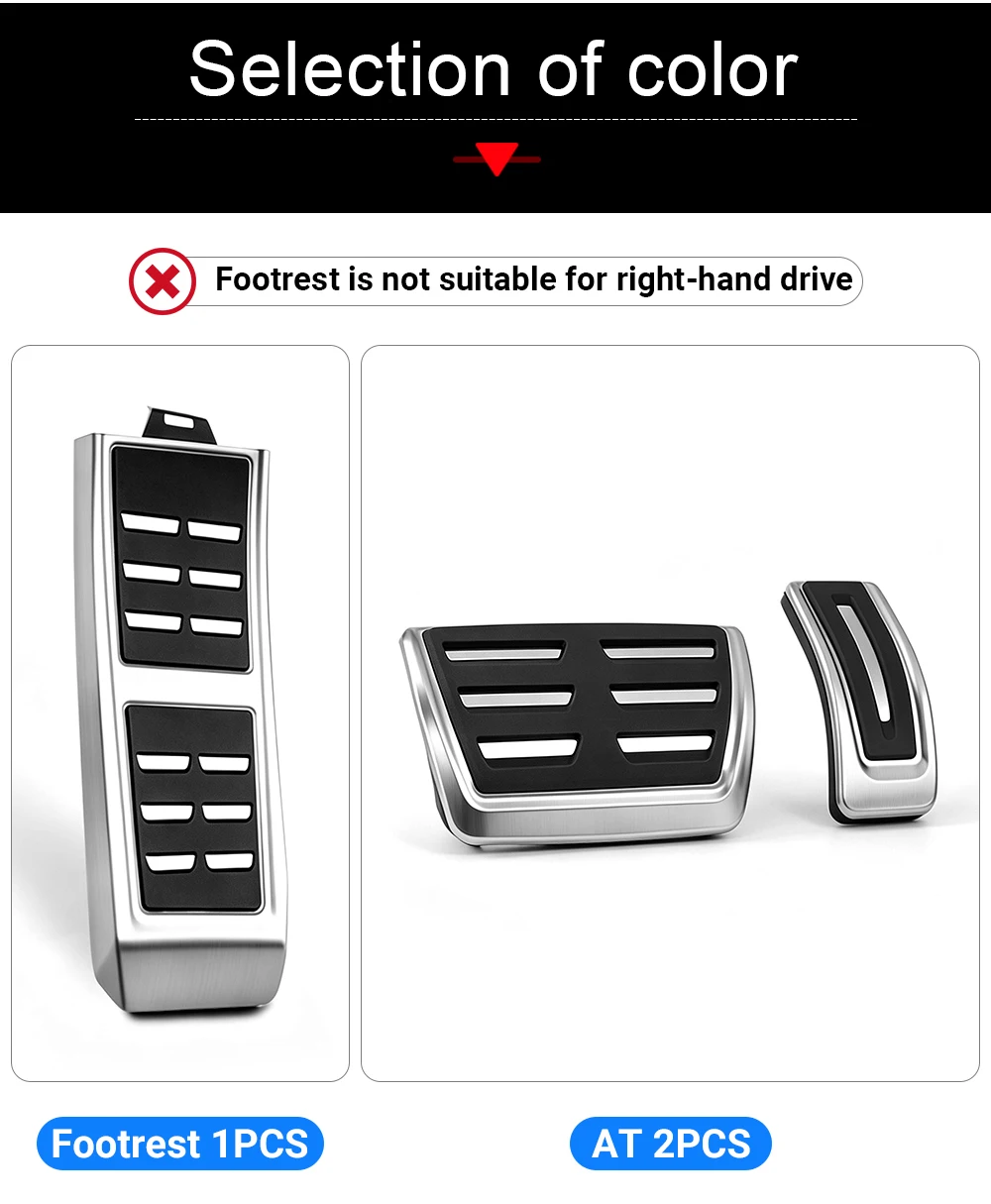 Für Porsche Macan / Macan S 2014-2018 2019 2020 2021 2022 2023 2024 2025 2026 Auto Gaspedal Bremspedal Abdeckung Zubehör – Detail 3