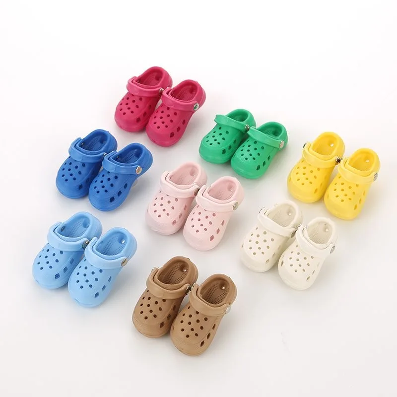 Mini Colorful Clog Shoe Charms, Tiny Hole Shoe Decor Ornaments, Multicolor Detachable Croc Accessories for Shoe Decoration