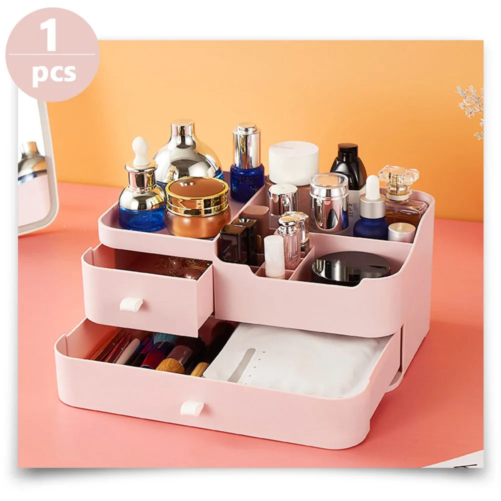 

1Pcs Drawer Type Storage Box High Quality PP Material Desktop Organizer Cosmetics Sundries Storage Container Practical