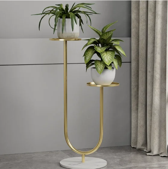 Floor-to-ceiling multi-layer flower rack Shelf Living room indoor balcony decoration Modern simple flower rack