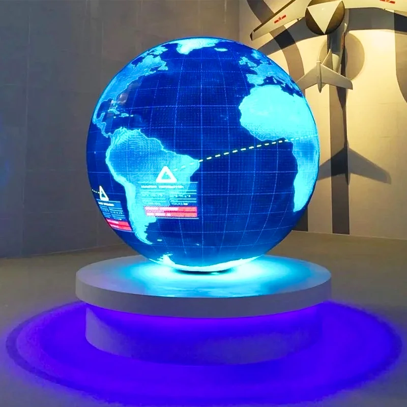 P1.5-P4 وحدة كرة LED للإعلان الداخلي/الخارجي شاشة عرض LED مرنة كروية بأسعار تنافسية #5