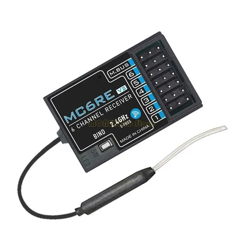 F62C MC6RE MC7RB 수신기 6/7 채널 수신 원격 평면의 쉬운 설정