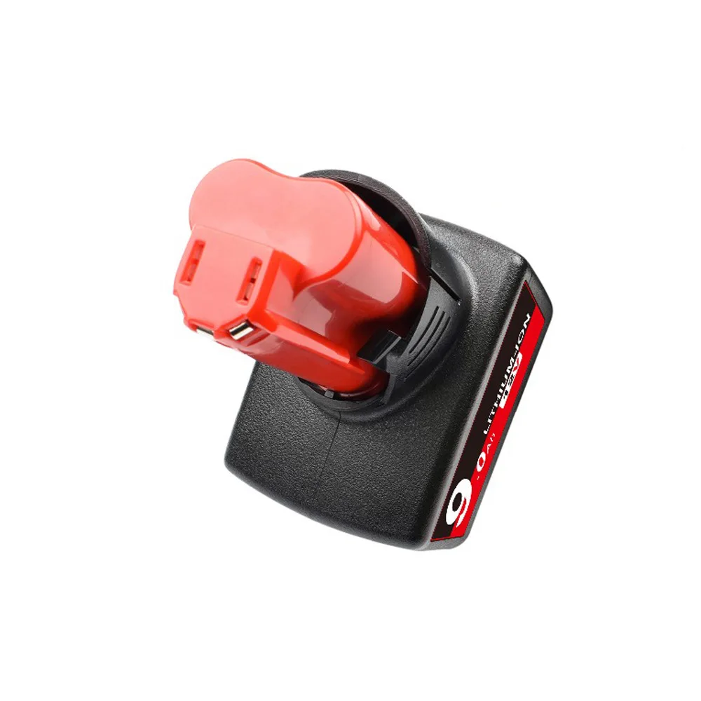 12V 9000mAh Li-ion baterie pro Milwaukee M12 48-11-2411 48-11-2420 48-11-2401 48-11-2402 48-11-2401 12V akumulátorové nářadí M12 - náhled 4