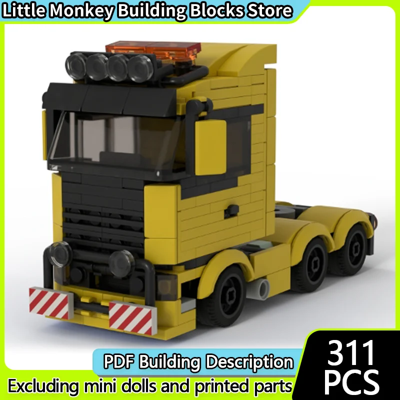 

City Car Model MOC Building Bricks Classic City Transport Lorry Modular Technology Children Holiday Gifts Assemble Toys Suit