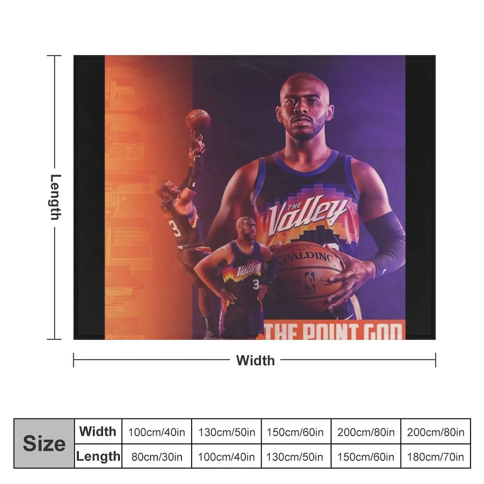 Chris Paul 3 The Point GOD Throw Blanket Decoratives Camping Luxury Throw Luxury St Blankets