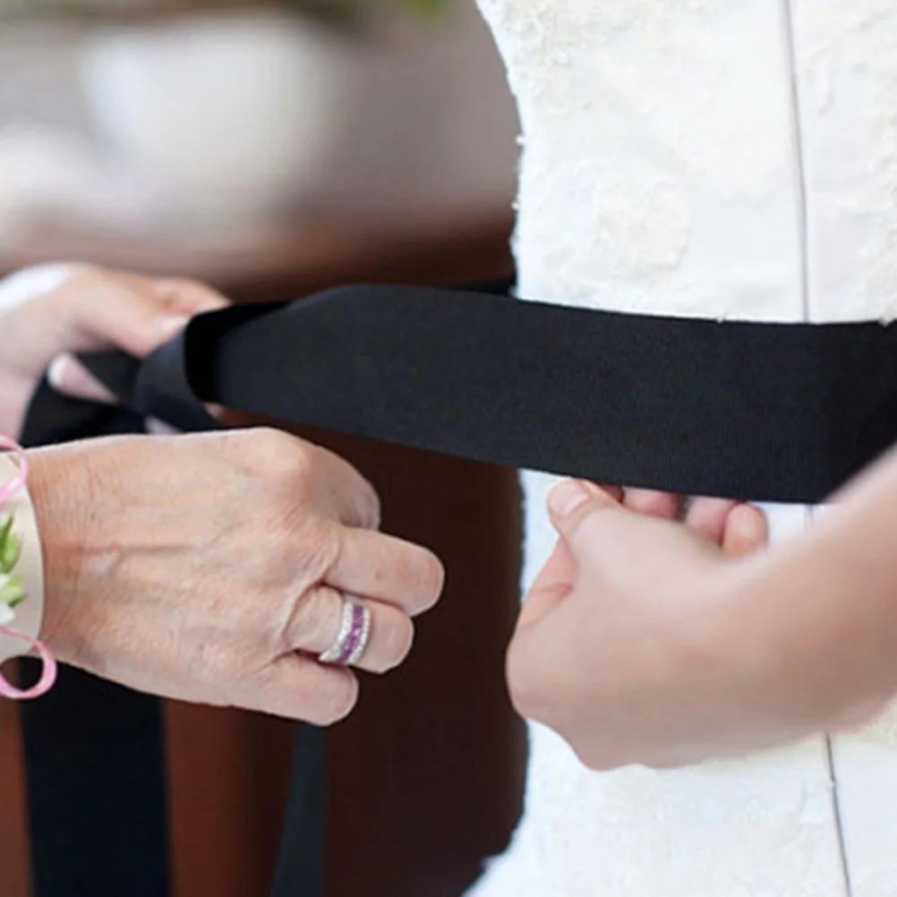 

Weaving Cloth Wedding Bride Belt Comfortable Durable Decorative Sash Waist Banquet Prom Party Bridal Accessories