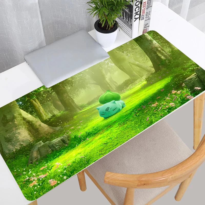 

Коврик для мыши Pokemon Pikachu, прочный, в стиле аниме, игровые аксессуары, большой коврик для геймеров, коврик для клавиатуры ПК, настольный коврик, коврик для мыши