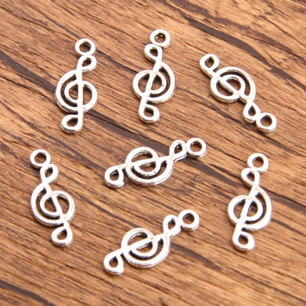 Charm Pendants For Music Lovers Alloy Guitar Piano Microphone Note Shapes Jewelry Making Findings For Personalized Custom Access