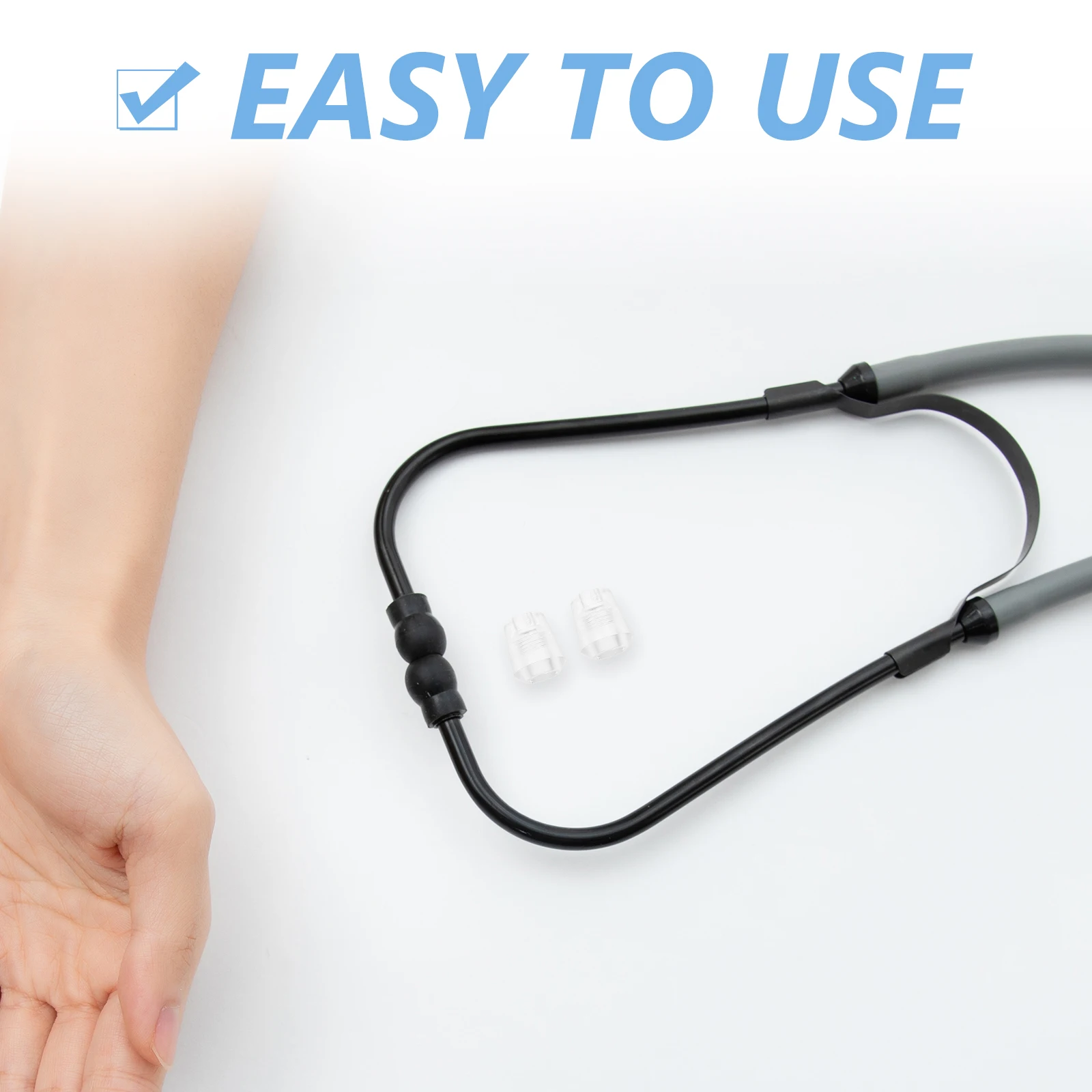 

1 Pair Silicone Stethoscope Earbuds Replacement Ear Tips For Stethoscopes Earbuds Replacement Sturdy Vibration Reduction Noise
