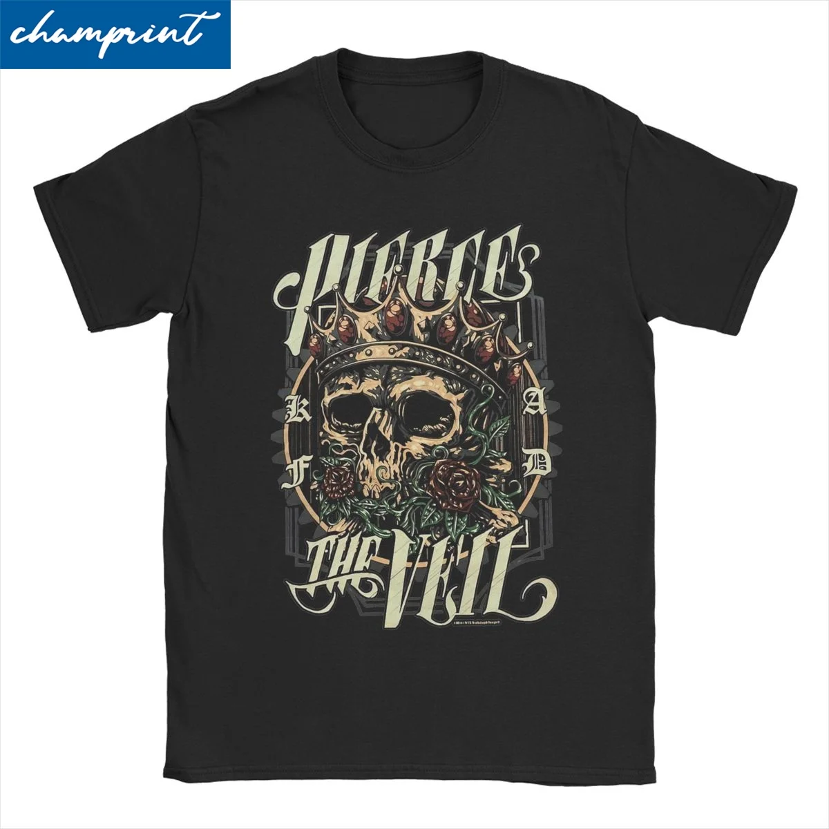 Men Women Pierce The Veil Skull T Shirts Rock Music Cotton Clothes Novelty Short Sleeve Crewneck Tees Plus Size T-Shirts