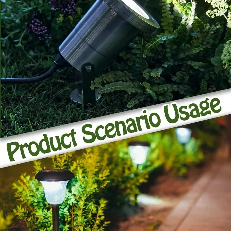 Solar Lawn Light Stakes Outdoo - Outdoor Lighting Ground Fixtures ulasan dan harga