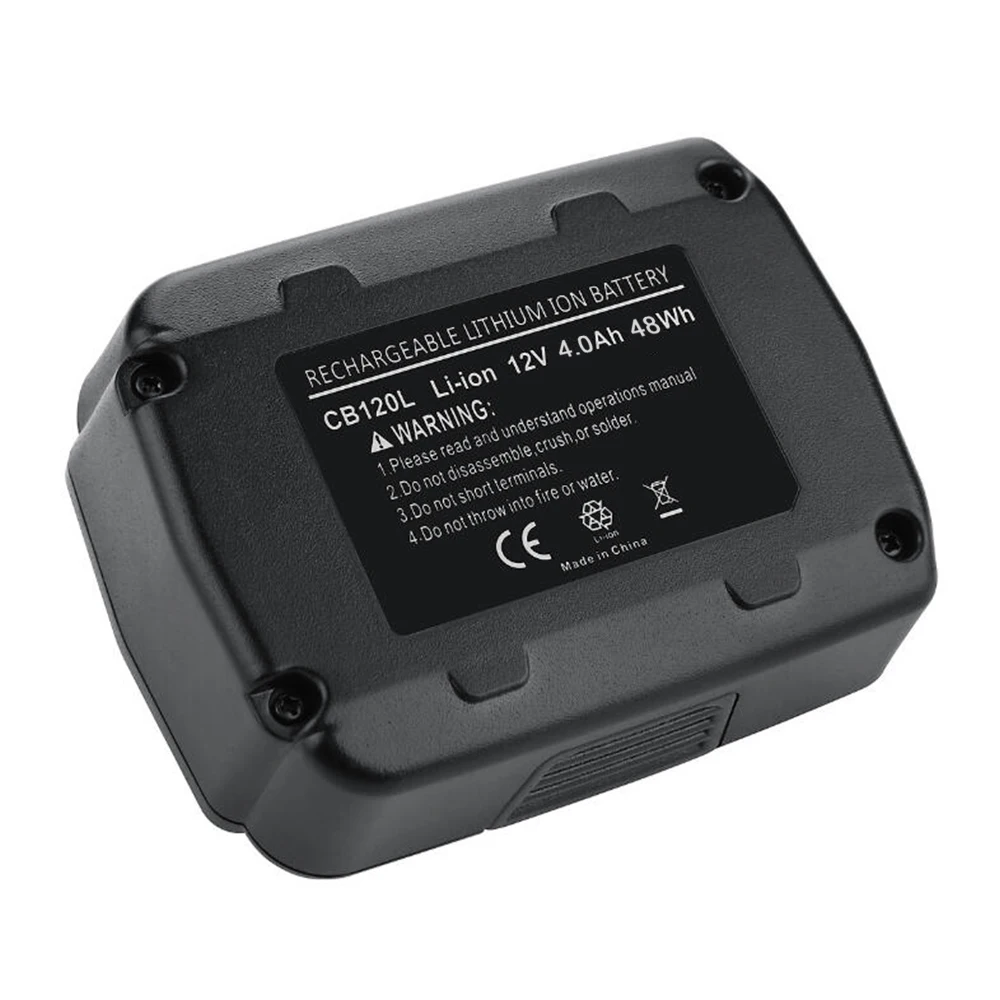 استبدال بطارية ليثيوم قابلة لإعادة الشحن ، أدوات كهربائية ، Ryobi ، CB120L ، HJP001 ، HJP002 ، l12r ، RB12L13 ، 12V ، 4.0ah