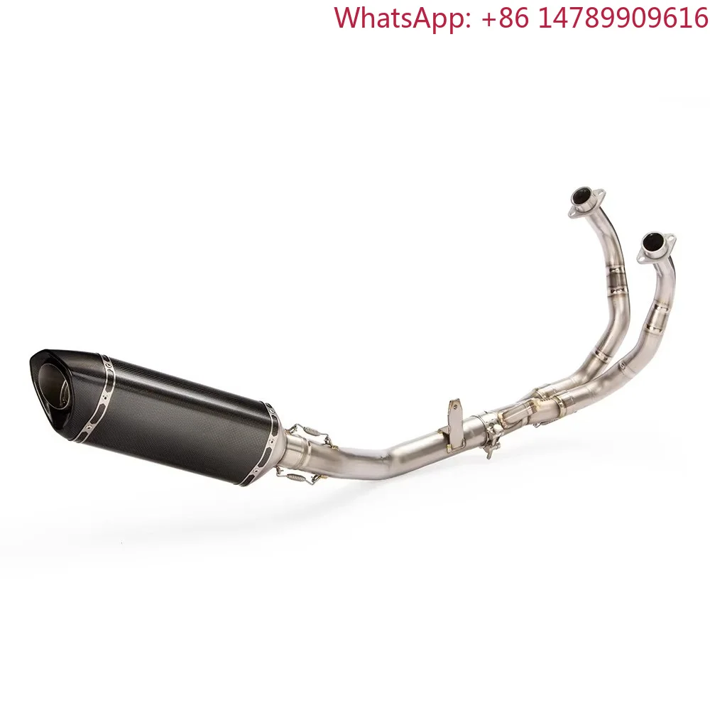 Motorcycle Exhaust Muffler Slip-on System for 310cc Naked Bike, Aftermarket Performance , Universal Escape Pipe, Parts