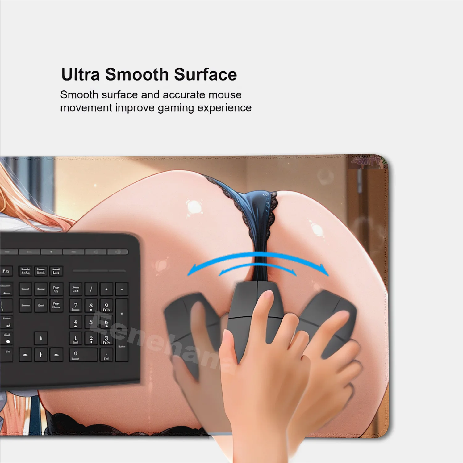 Sexy Girl Marin Kitagawa Mouse Pad HD Print Computer Gamers Big Butt MousePad XXL Laptop Keyboard Locking Edge Non-slip Desk Pad