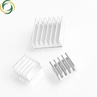 3pcs + Adhesive Raspberry Pi 3 Heatsink Cooler Pure Aluminum Heat Sink Set Kit Radiator For Raspberry Pi 2 B