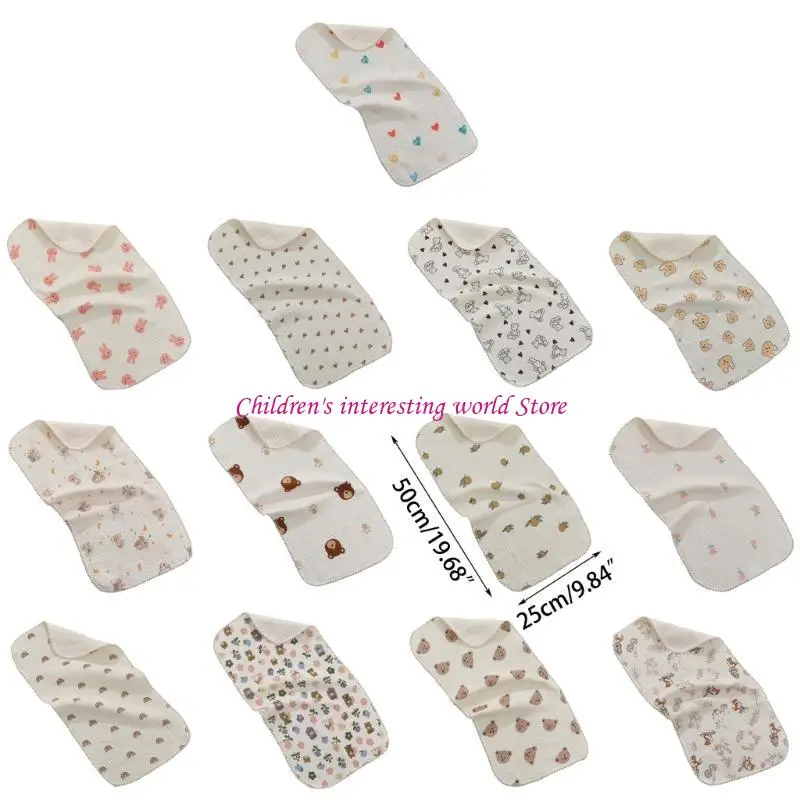 Детское слюно полотенце маленькое полотенце детское лицо для мытья тканя с высокой абсорбирующей мультипликационной платкой для