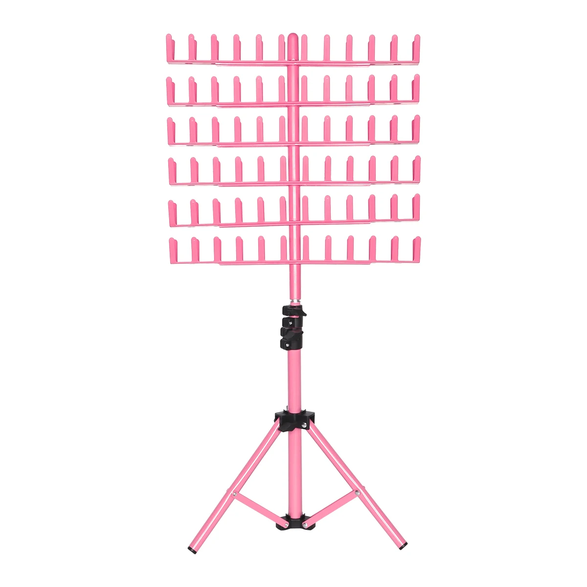 

Braiding Hair Rack Standing Hair Extension Holder Hanger 144 Pegs Hair Divider Rack Braiding Hair Separator Stand Display Stand