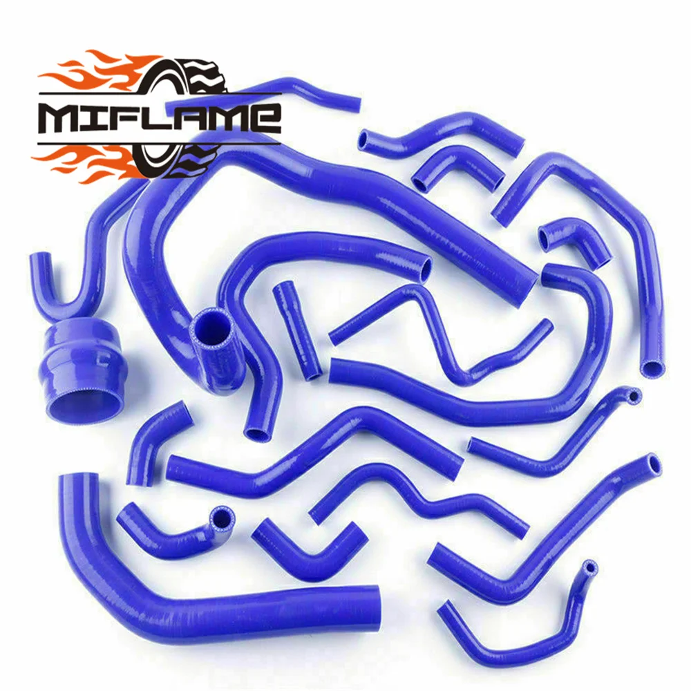 For Toyota Supra MA70 MK3 7M-GT/7MGTE Turbo 3.0L Silicone Radiator Coolant Hoses Kit